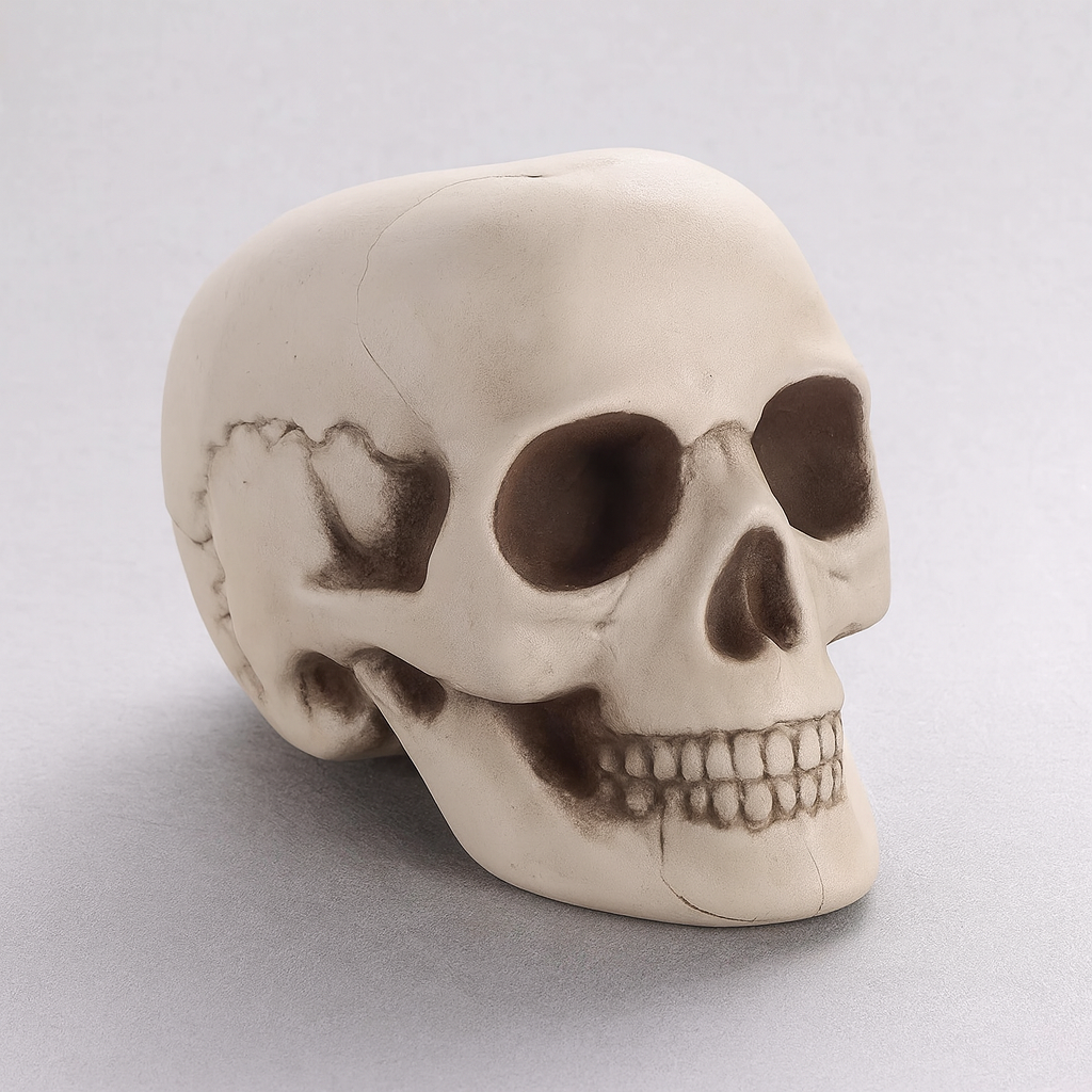 Tête de Mort en Plastique – Halloween