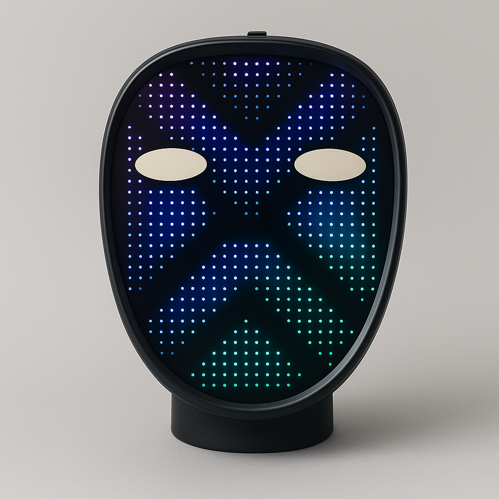 Masque LED avec Détection de Gestes – Halloween