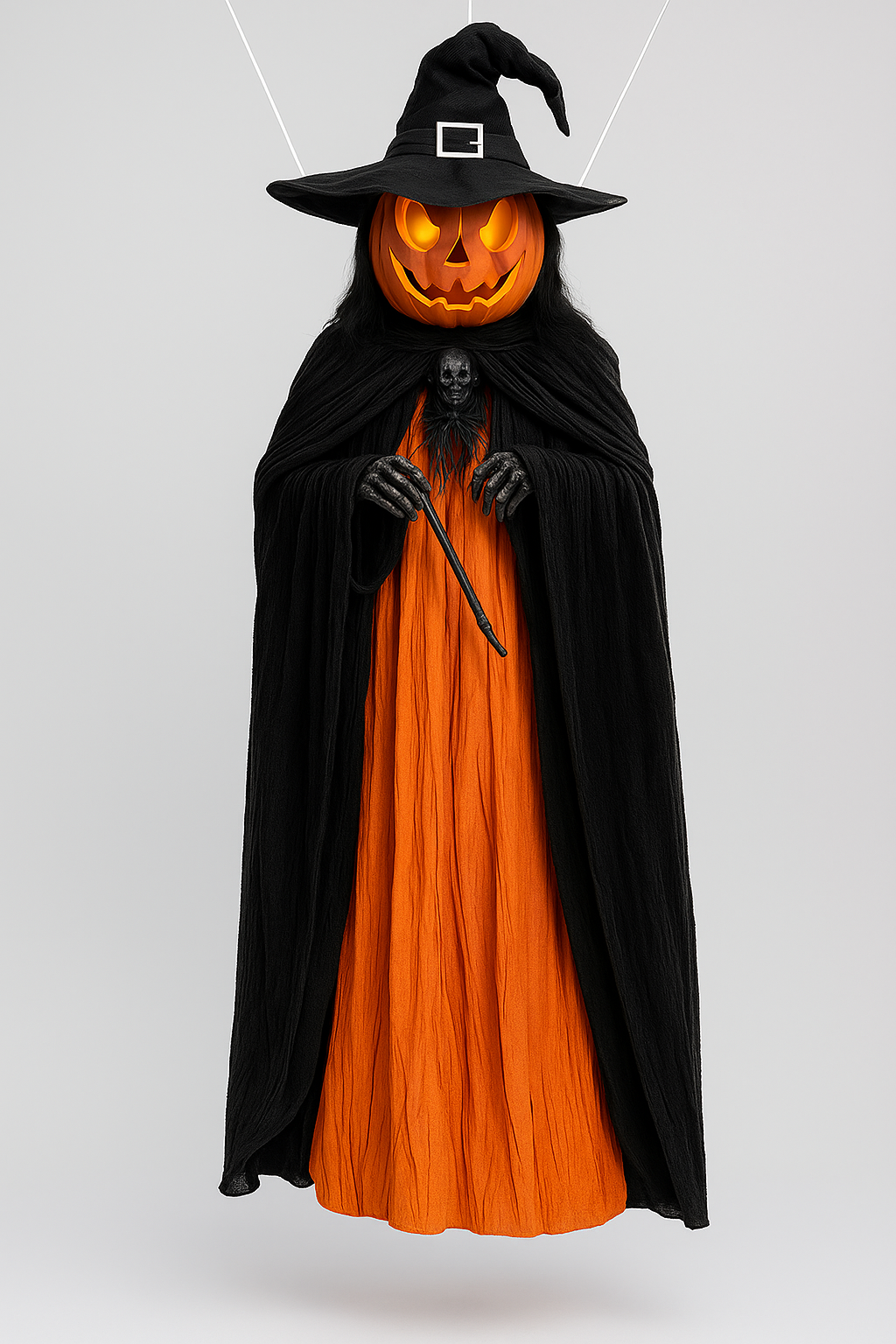 Décoration 2D Citrouille & Homme Suspendu – Halloween