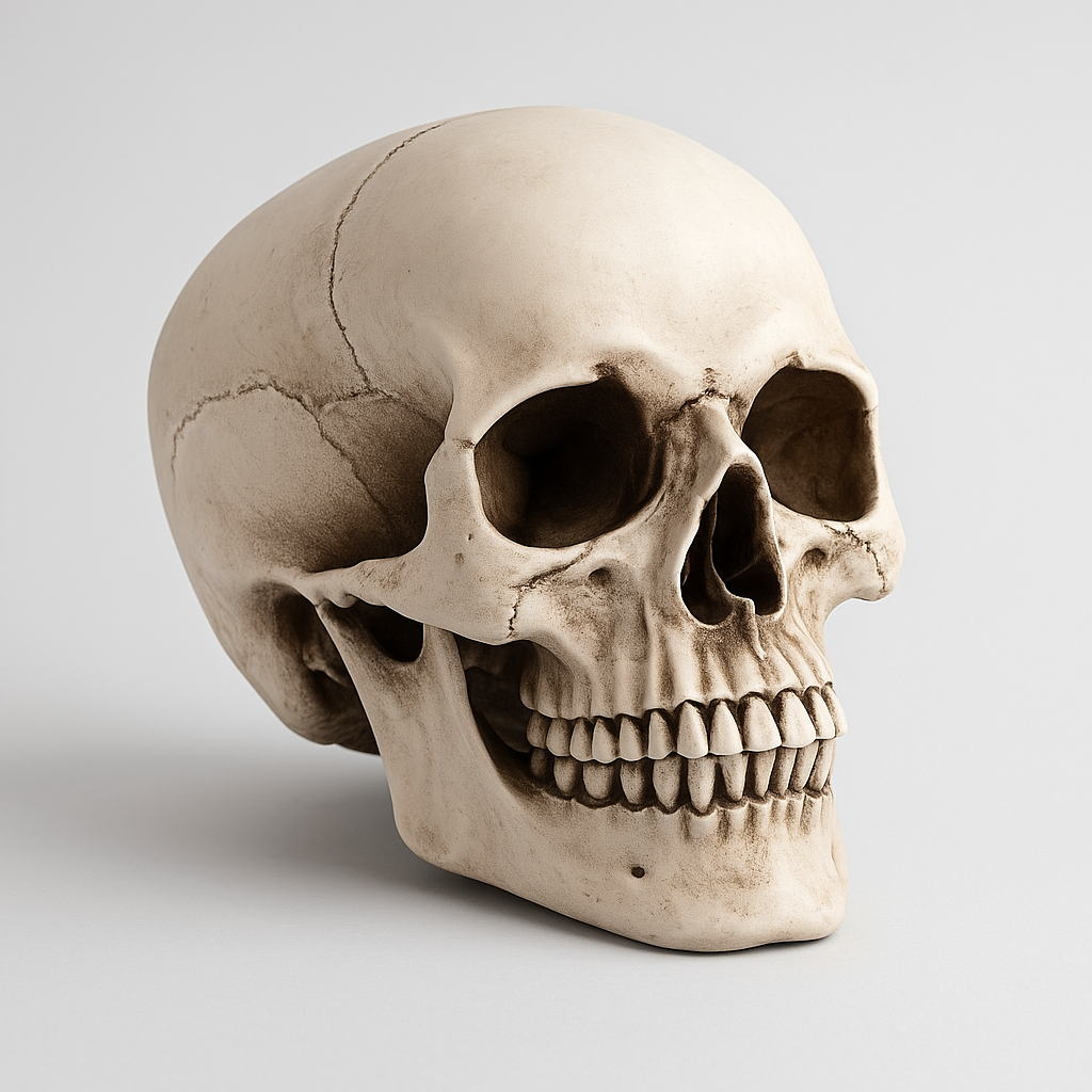 Tête de Mort en Plastique – Halloween
