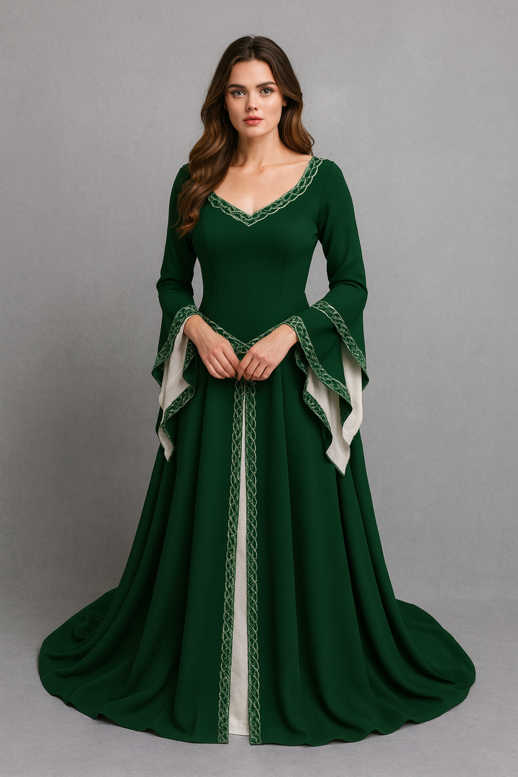 Robe Gothique Vintage Noire – Halloween