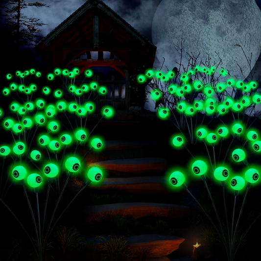 Lampe Solaire LED d’Halloween en Forme d’oeil