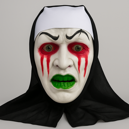Masque de Nonne en Latex – Halloween