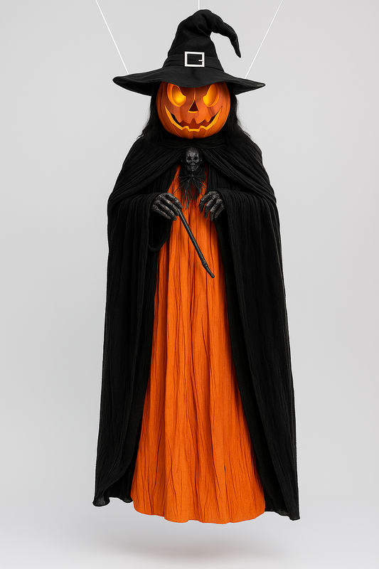 Décoration 2D Citrouille & Homme Suspendu – Halloween