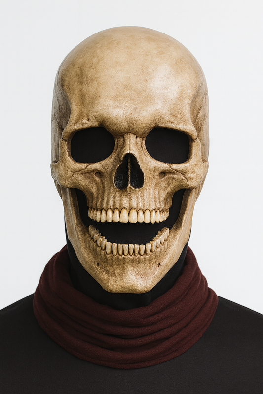 Masque Tête de Mort en Latex – Halloween
